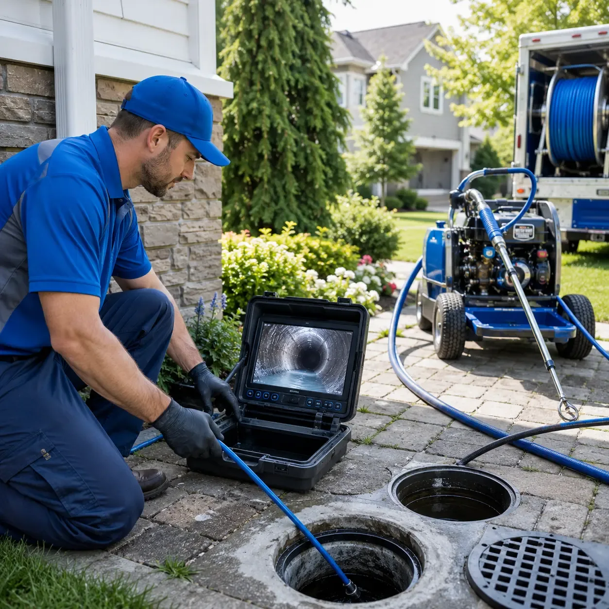 Outdoor drain cleaning professionals serving Milan, MI